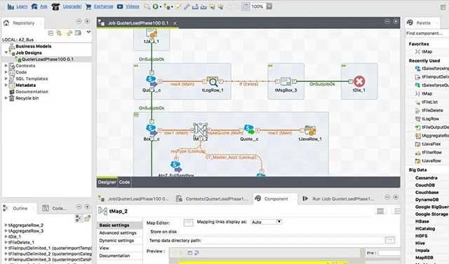 Talend Open Studio for Big Data giúp bạn xử lý dữ liệu lớn nhanh hơn