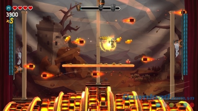 Né tránh các chướng ngại vật nguy hiểm trong game hành động Talent Not Included