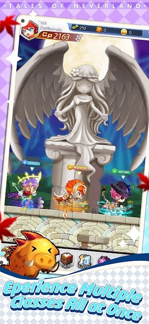 Trải nghiệm đa dạng lớp nhân vật