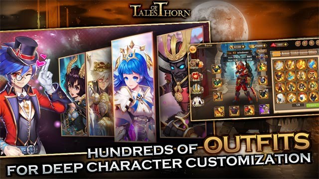 Tùy chỉnh nhân vật với hàng trăm trang phục