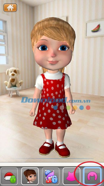 Thay đổi màu tóc cho Anya