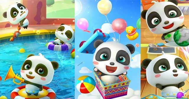Talking Baby Panda cho Android là game nuôi thú ảo dễ thương cho bé
