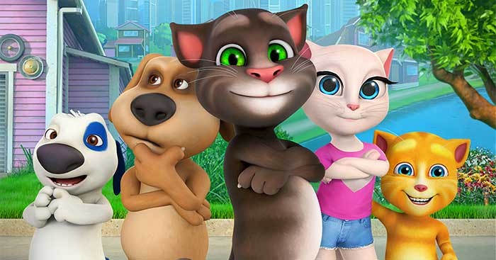 Talking Friends Cartoons for iOS là ứng dụng giải trí nổi bật của OutFit7