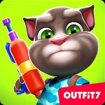Talking Tom Camp cho Android - Tải game bắn súng nước vui nhộn