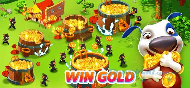 Nhận hàng tấn vàng khi chiến thắng