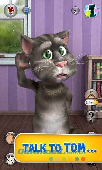 Trò chuyện cùng mèo trong Talking Tom Cat 2