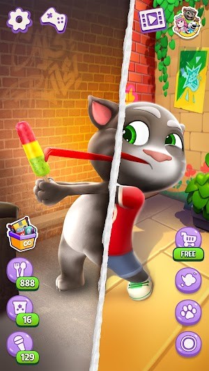 Talking Tom Cat được cập nhật với các hoạt ảnh mới