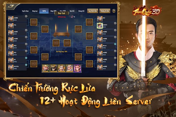Chiến trường liên server với hơn 12 hoạt động hấp dẫn.