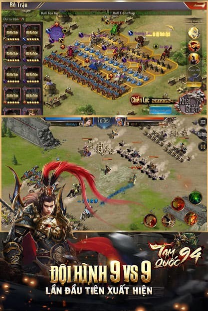 Đối đầu 9vs9 hấp dẫn