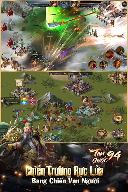 Game chiến thuật chuẩn Tam Quốc