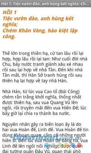 Tam Quốc Diễn Nghĩa for Android