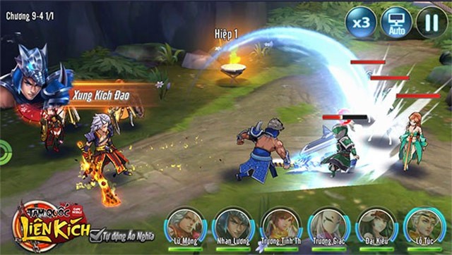 Chơi game Tam Quốc Liên Kích