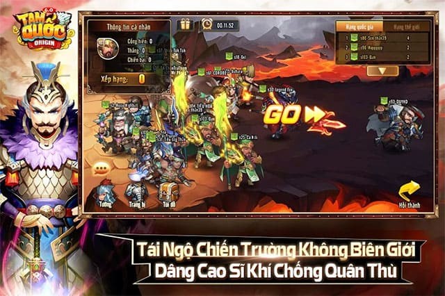 Game Tam Quốc Origin cho iPhone