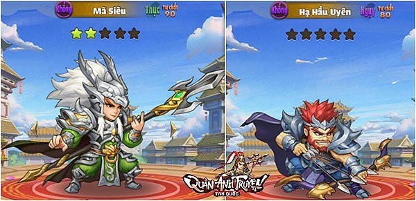 Các nhân vật trong game