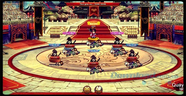 Giao diện game Tam Quốc Quần Hùng