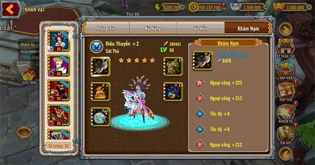 Thông tin nhân vật