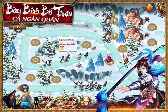 Chiến thuật trong game thủ thành Tam Quốc