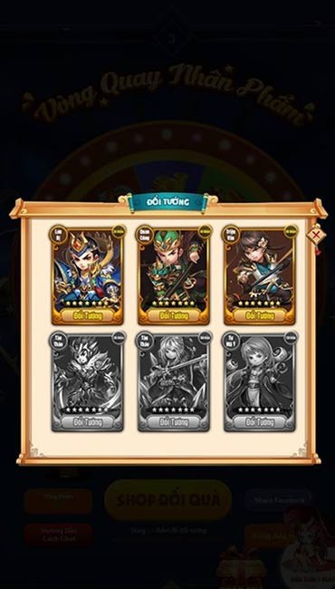 Đổi tướng thủ thành Tam Quốc Thủ Thành H5