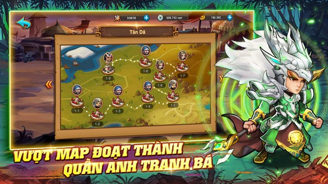 Vượt qua nhiều map đoạt thành, quần anh tranh bá