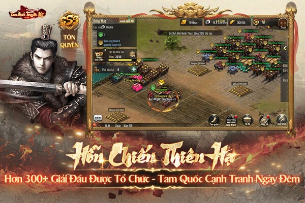 Hơn 300 giải đấu được tổ chức - Tam Quốc cạnh tranh ngày đêm