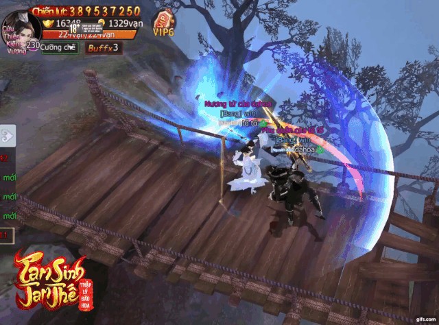 Hiệu ứng hình ảnh hỗ trợ cho Skill nhân vật trong Tam Sinh Tam Thế