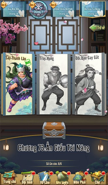 Mở khoá tính năng mới