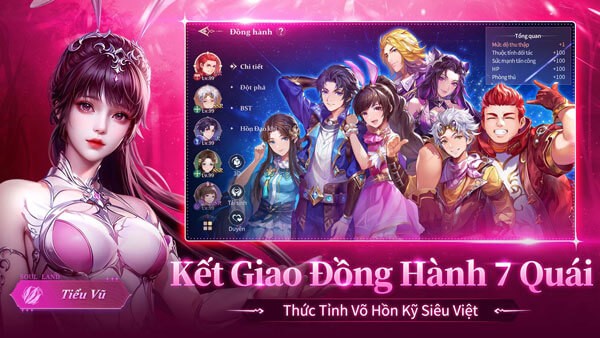 Kết giao đồng hành 7 quái