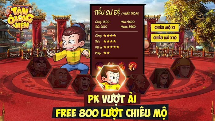 Game thẻ tướng chiến thuật siêu hấp dẫn Tân Ô Long Viện cho iOS