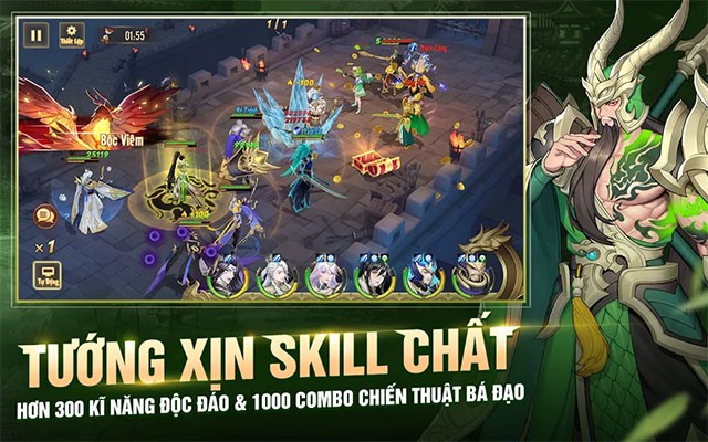 Skill độc đáo và chất lượng