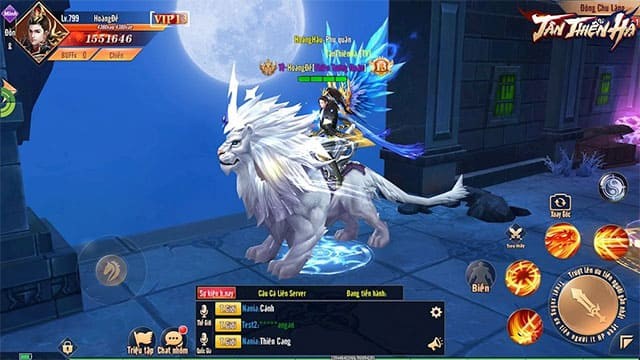 Giao diện game Tân Thiên Hạ