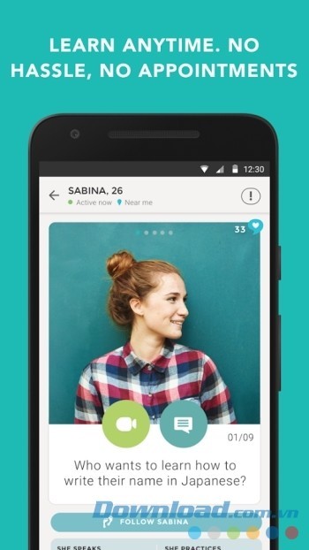 Học ngoại ngữ ở mọi lúc mọi nơi