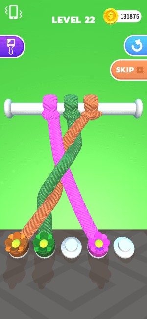 Dây thừng có màu sắc khác nhau để bạn dễ phân biệt