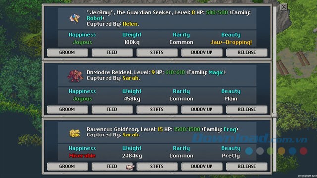 Nâng cấp nhân vật