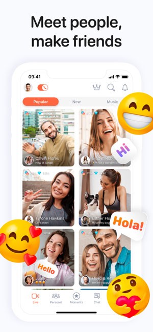 Kết bạn thật vui trên Tango app