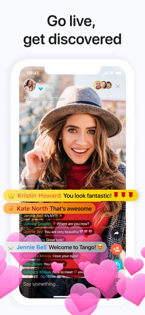 Livestream trên Tango