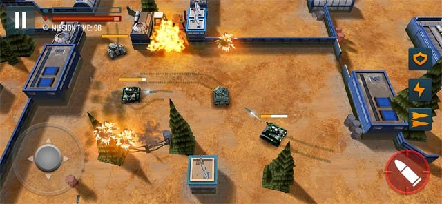 Game bắn tăng có đồ họa đẹp và lối chơi hấp dẫn - Tank Battle Heroes