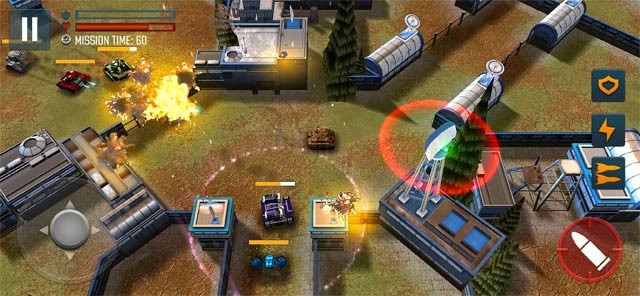 Tham gia các cuộc chiến bắn tăng nhiều người chơi nhịp độ nhanh