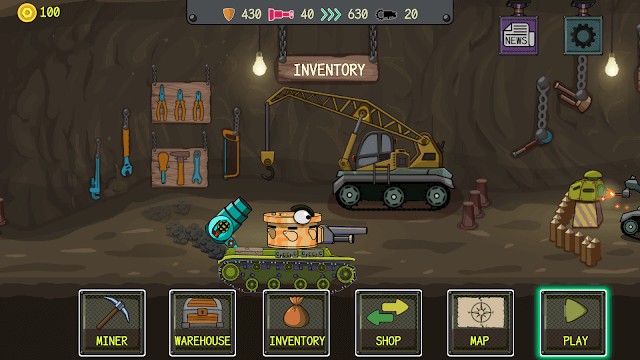 Tự chế chiếc xe tăng chiến đấu của riêng bạn trong game TankCraft 2