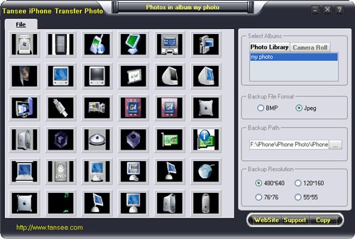 Tansee iPhone Transfer Photo