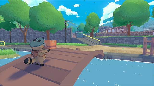 TANUKI: Pon’s Summer là game mô phỏng cuộc sống kết hợp phiêu lưu xoay quanh chú chồn đưa thư