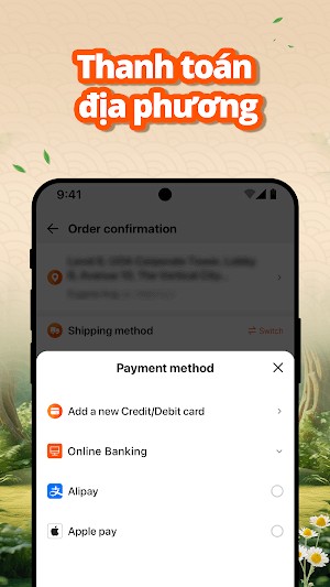 Thanh toán nhanh chóng, dễ dàng