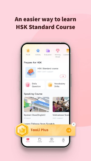 TaoLi có các khóa học tiếng Trung tiêu chuẩn HSK