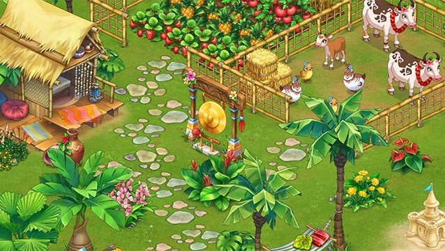 Taonga Farm là game nông trại hay trên Facebook