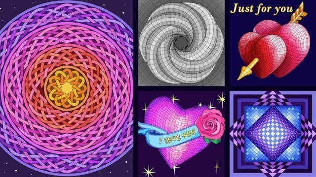 Các bức tranh theo nhiều chủ đề khác nhau