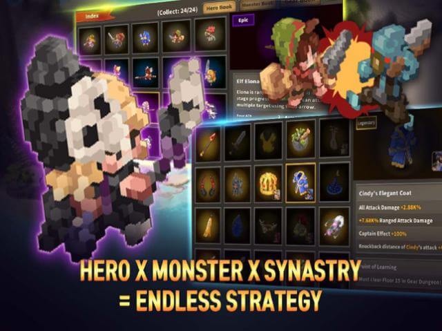 Sử dụng chiến thuật độc đáo để đánh bại quái vật