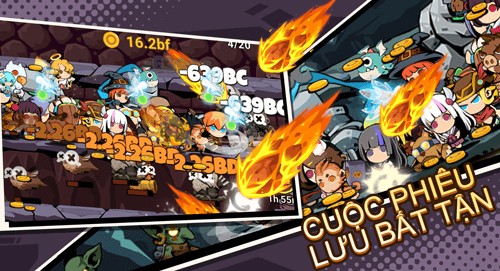 Chiến đấu với quái vật & trùm bị nguyền rủa trong ngục tối