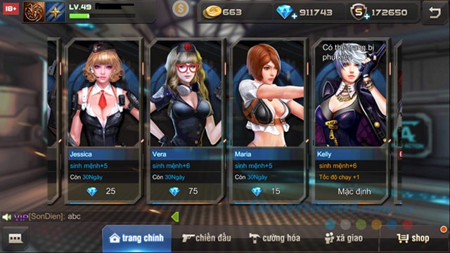 Nhân vật đa dạng