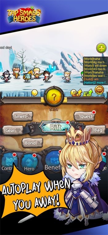 Tận hưởng tính năng tự động chơi khi bận rộn