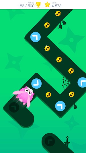 Hướng dẫn nhân vật đi qua mê cung hẹp