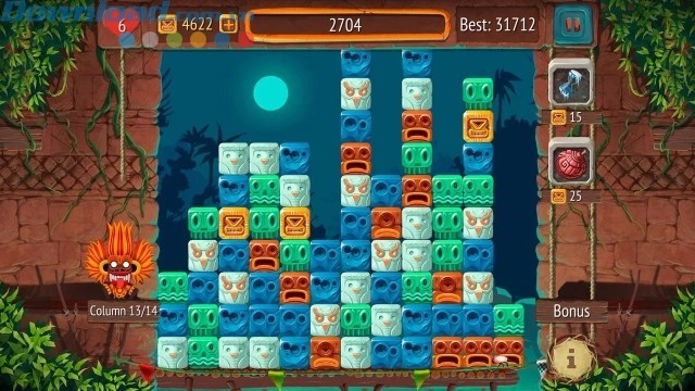 Càng phá được nhiều khối, số điểm bạn ghi được càng cao